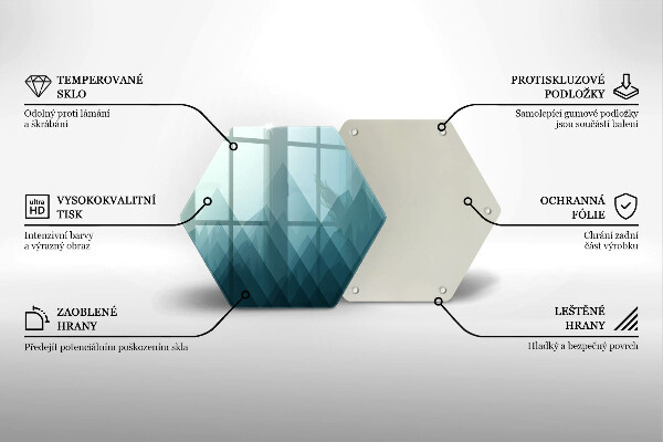 Tábua para cozinha Montanhas abstratas