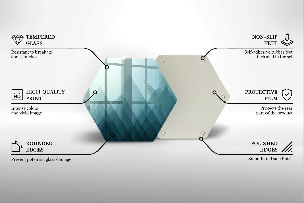 Tábua para cozinha Montanhas abstratas