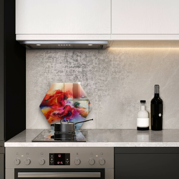 Tábua de vidro Abstração esfumaçada