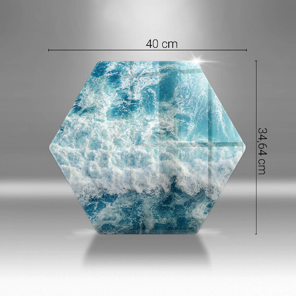 Tábua corte Ondas do mar