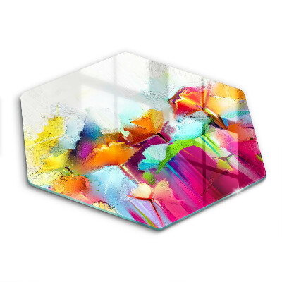 Tábua cozinha Flores pintadas com tintas