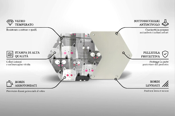 Tábua cozinha Ilustração de gato