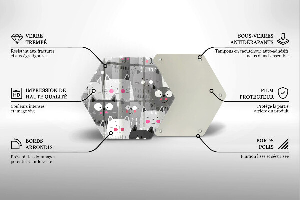 Tábua cozinha Ilustração de gato