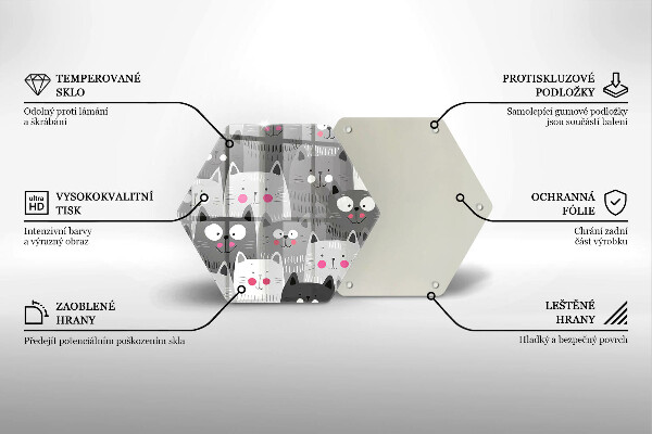 Tábua cozinha Ilustração de gato