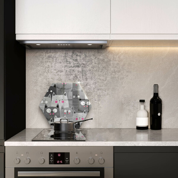 Tábua cozinha Ilustração de gato