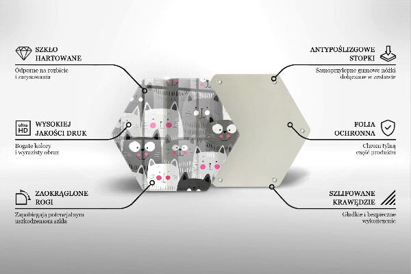 Tábua cozinha Ilustração de gato