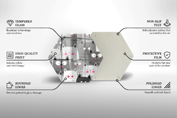Tábua cozinha Ilustração de gato