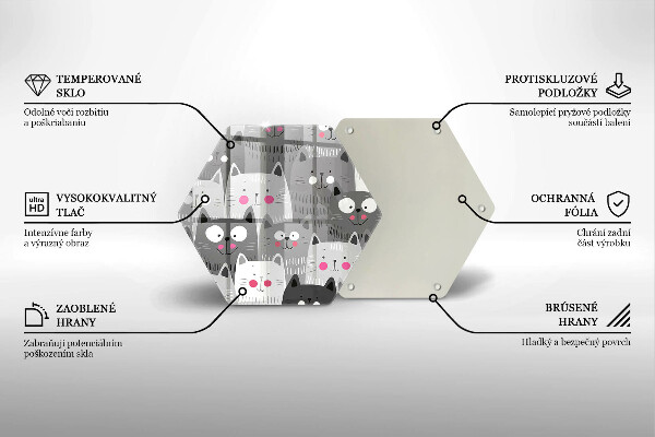 Tábua cozinha Ilustração de gato