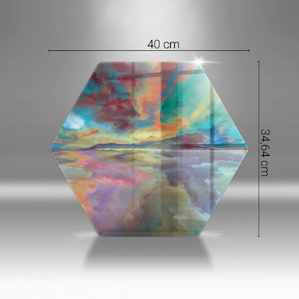 Tábua para cozinha Céu colorido