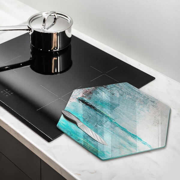 Tábua para cozinha Fundo de pintura abstrata