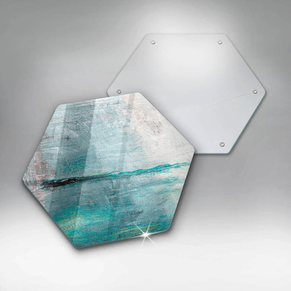 Tábua para cozinha Fundo de pintura abstrata