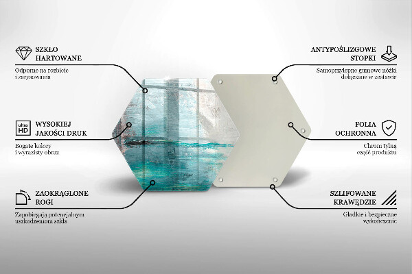 Tábua para cozinha Fundo de pintura abstrata