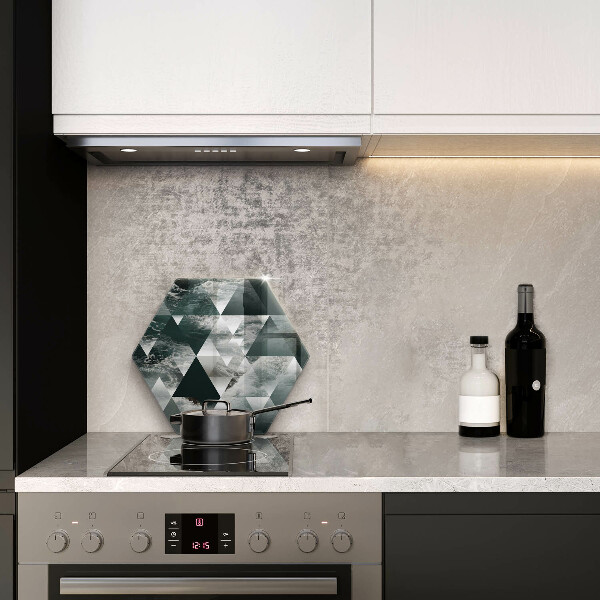 Tábua corte Triângulos e água