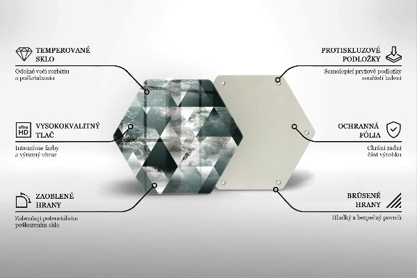 Tábua corte Triângulos e água