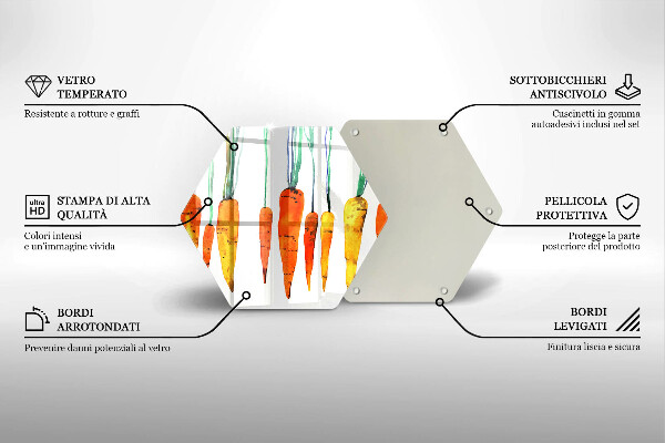 Tábua de corte Ilustração de cenoura