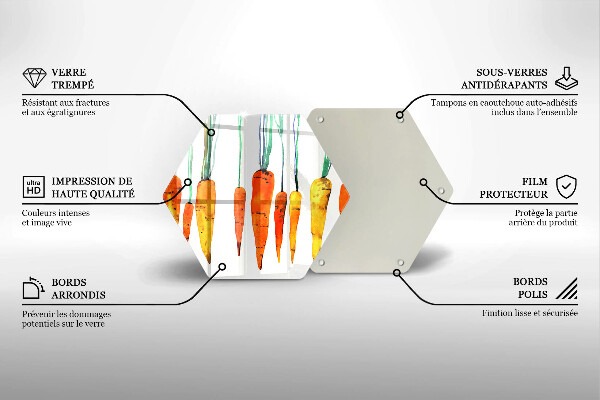 Tábua de corte Ilustração de cenoura
