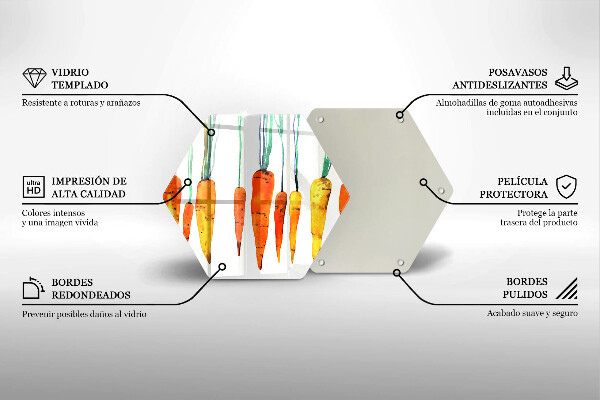 Tábua de corte Ilustração de cenoura