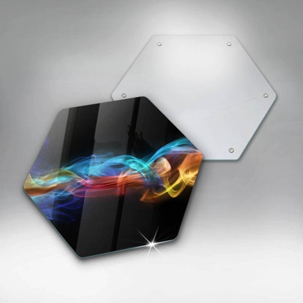 Tábua de cortar Fumaça colorida