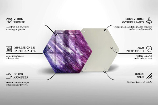 Tábua para cozinha Abstração de tinta