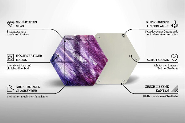 Tábua para cozinha Abstração de tinta