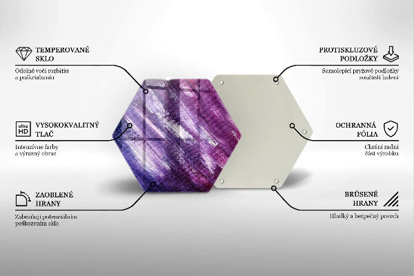 Tábua para cozinha Abstração de tinta