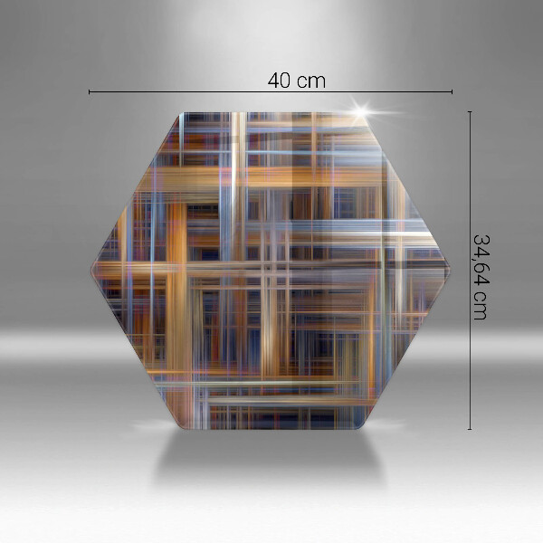 Tábua para corte Linhas de pintura abstratas