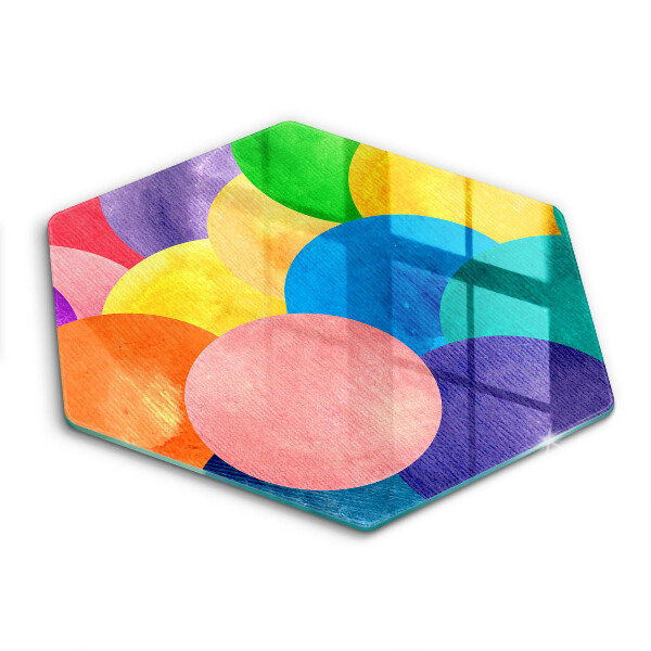 Tábua de cortar Cercuri Colorate