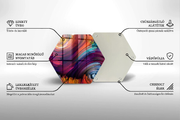 Tábua cozinha Destaques coloridos