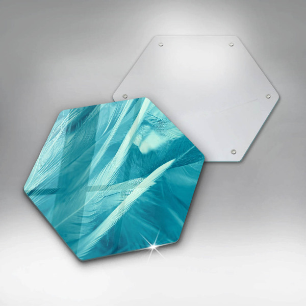 Tábua de cortar alimentos Penas delicadas