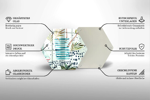 Tábua de vidro Ilustrações de férias