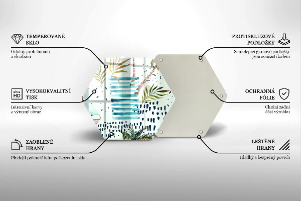 Tábua de vidro Ilustrações de férias