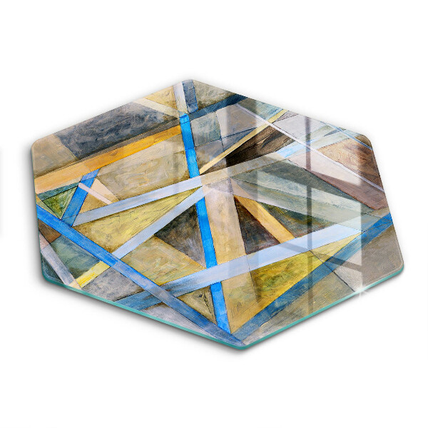 Tábua de cortar Abstracția Liniilor Pictate