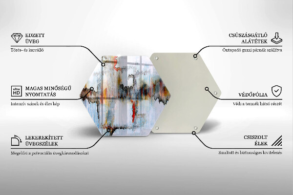 Tábua para corte Tintas abstratas