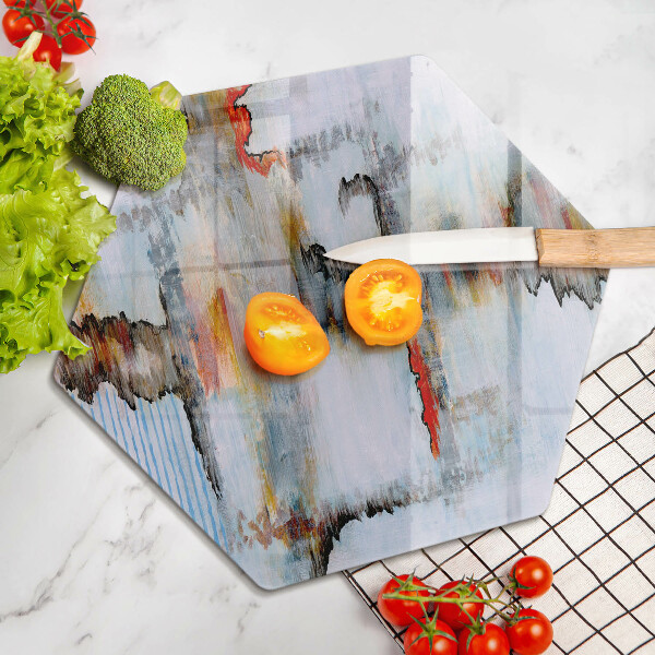 Tábua para corte Tintas abstratas