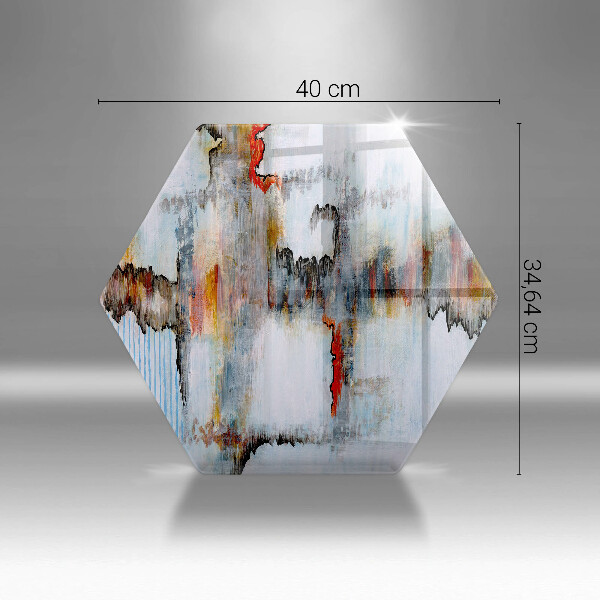 Tábua para corte Tintas abstratas