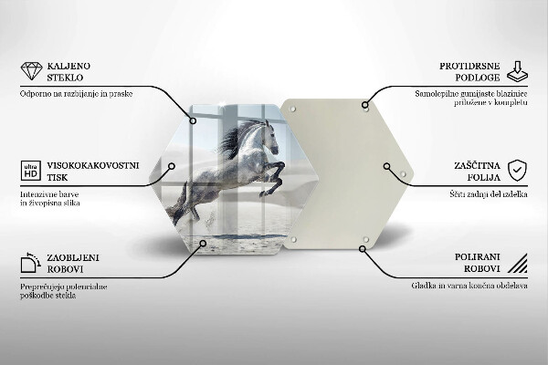 Tábua cozinha Cavalo branco corcel