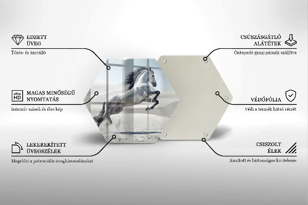 Tábua cozinha Cavalo branco corcel