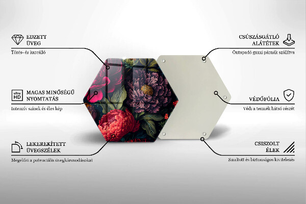 Tábua de cortar Lindas flores