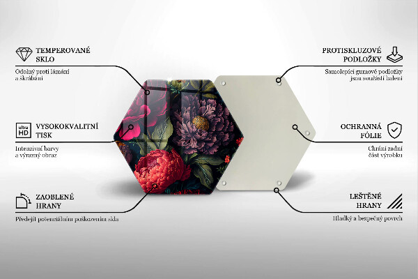 Tábua de cortar Lindas flores