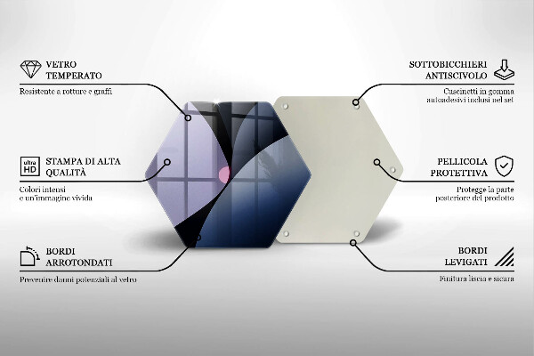Tábua de cortar Formas abstratas