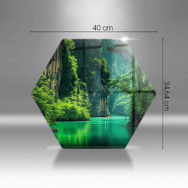 Tábua corte Paisagem da lagoa