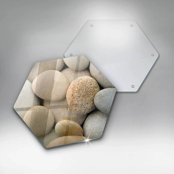 Tábua de corte Padrão de pedras ovais