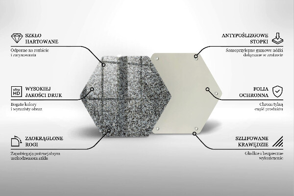Tábua para cozinha Textura de pedra