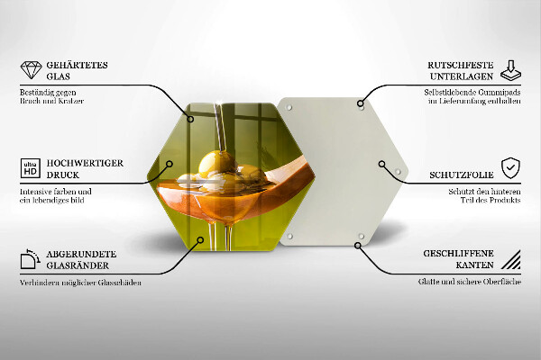 Tábua de cortar alimentos Azeite e azeitonas