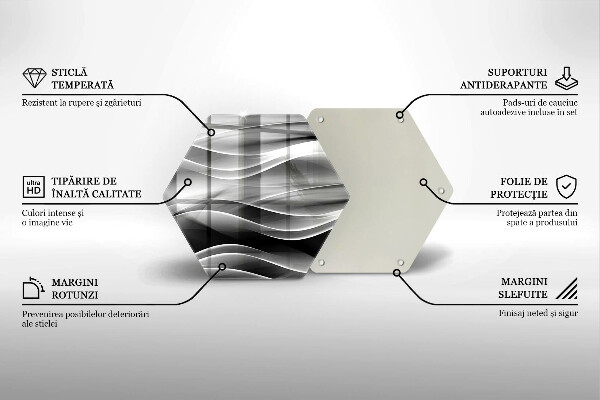 Tábua de cortar Linhas de fumaça abstratas