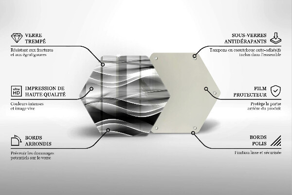 Tábua de cortar Linhas de fumaça abstratas