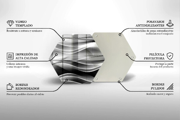 Tábua de cortar Linhas de fumaça abstratas