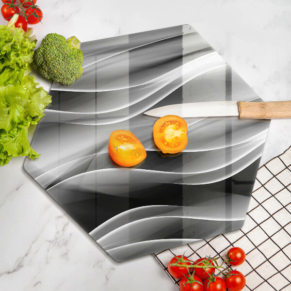 Tábua de cortar Linhas de fumaça abstratas