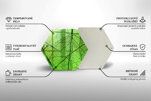 Tábua de cortar alimentos Natureza das nervuras das folhas