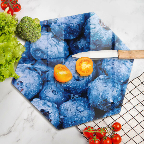 Tábua de cortar Mirtilos suculentos